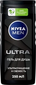 Гель для душа Nivea Men Ultra 250 мл 4005900515124