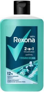 Рексона гель для душа MEN 2в1 ГЛУБИНА ОКЕАНА 490мл 4605922033639