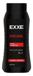 EXXE Гель для душа   МУЖ. 2в1 STRONG Сила и Энергия, 400 мл 4620739986268