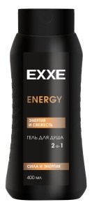Гель для душа EXXE Men Energy 2в1 Сила и энергия, 400 мл 4620739978607