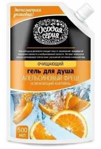 ОС   Гель д/душа  500 мл  Освежающий коктейль.Апельсиновый фреш  Дой-пак 4640030840038