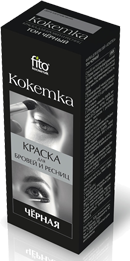 Краска для бровей и ресниц Кокетка Черная 4607051792685
