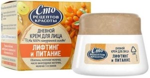 Крем для лица дневной Сто рецептов красоты Лифтинг и питание 50 мл 4600702091113