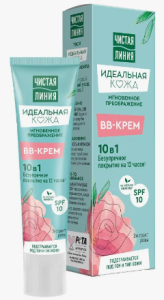 BB крем для лица Чистая линия Комплексный 10 в1 Идеальная кожа 40 мл 4600702096934