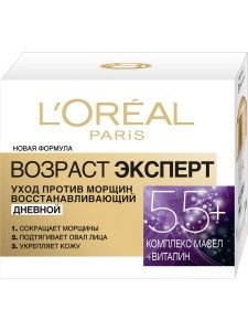 Крем для лица дневной L'Oreal Возраст эксперт Восстанавливающий (55+) 50 мл 3600522058922