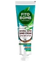 Крем д/рук  FITO BOMB Увлаж.,питание,гладкость,защита (Кокос,алоэ) 24мл 4610117605959