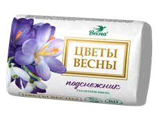 ВЕСНА мыло "Цветы Весны" Подснежник 90 г. 4601313015017