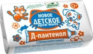 МТ  'ВЕСНА Новое детское' крем-мыло с Д-пантенолом 90 гр 4601313013433