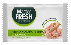Master FRESH Мыло хозяйственное с желчью от всех видов пятен 90г 4620739985940