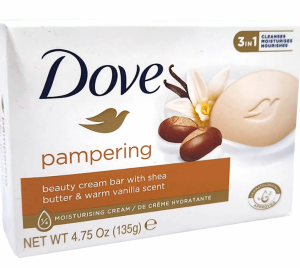 DOVE   135 гр.  .  Мыло  Pampering (Масло ши и пряная ваниль) 7506306230507