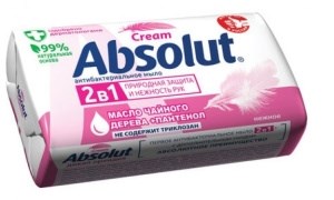 ABSOLUT 2в1 90г нежное мыло 4601313002321