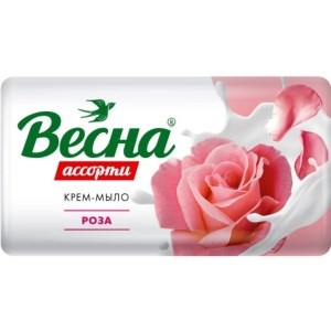 ВЕСНА Ассорти  роза  90г мыло 4601313019978