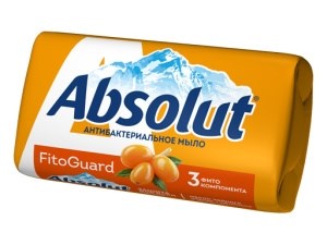 Мыло туалетное твердое Absolut FitoGuard облепиха 90 г 4601313021261