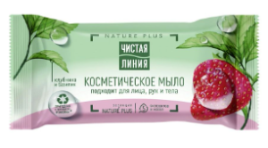 Мыло косметическое Чистая Линия Клубника, 75г 8720633007437