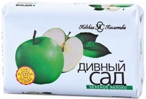 Мыло Невская косметика Дивный сад Зелёное яблоко 90 г 4600697101736