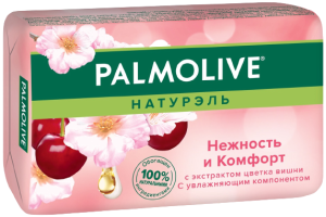 Туалетное мыло Palmolive Натурэль Нежность и комфорт с экстрактом цветка вишни 90 г 8693495032902