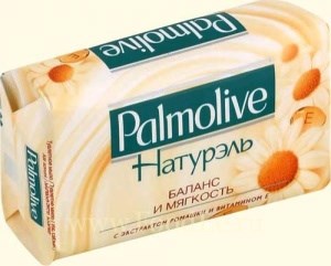 Туалетное мыло Palmolive Натурэль Баланс и Мягкость с экстрактом ромашки и витамином Е 90 г 8693495032742