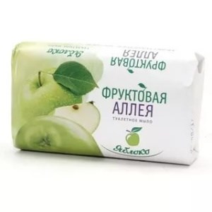 Мыло Фруктовая аллея  Яблоко Нэфис 90 г 4604049004058