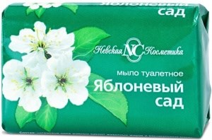 Мыло туалетное Невская Косметика Яблоневый сад 90 г 4600697101828