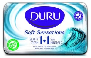 Крем-мыло Duru 1+1 Soft Sensation Крем&Морские минералы 80 г 8690506399269