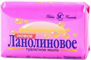 Мыло туалетное Невская Косметика Ланолиновое 90 г 4600697101637