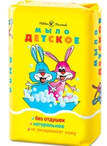 Мыло туалетное Невская Косметика Детское без отдушек 90 г 4600697101514