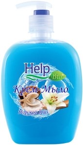 Жидкое мыло Help с дозатором Морской бриз 500 мл 4605845001418