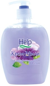 Жидкое мыло Help с дозатором Антибактериальное 300 мл 4605845005010