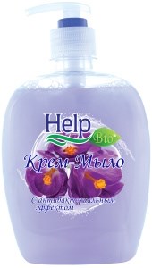 Жидкое мыло Help с дозатором Антибактериальное 500 мл 4605845005034