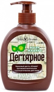 Жидкое мыло Невская Косметика Дегтярное для рук и тела 300 мл 4600697122052