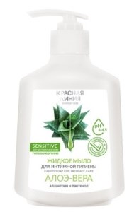Жидкое мыло для интимной гигиены Красная Линия Алоэ Вера 250 г 4607014950510