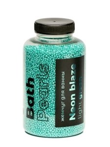 Жемчуг для ванны Fabrik NEON BLAZE Light green, 320 г 4631154083821