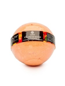 Бурлящий шар для ванны Fabrik Персиковое мороженное, 120 г 4631141747286