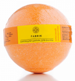 Буплящий щар для ванны FABRIK Красный мандарин 120гр 4610214366623