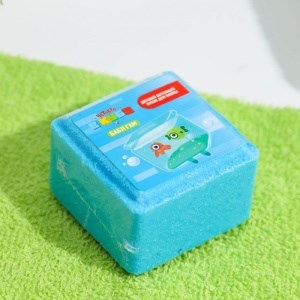 Кубик бурлящий для ванны детский FABRIK Бабл Гам Четверо в кубе 90 г 4631154087904