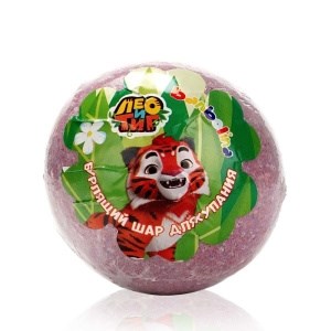 Шарик бурлящий для  ванны Детский FABRIK Лео и Тиг 120 г 4631154080097