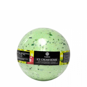 Бурлящий шар для ванны FABRIK Яблочное  мороженное, 120 г 4631141747293