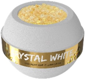 Бурлящий шар для ванной FABRIK Crystal White  210гр 4610214369976