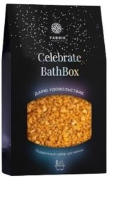Соль для ванны FABRIK Bath Box  «Gold Shine» 350гр 4610214369495