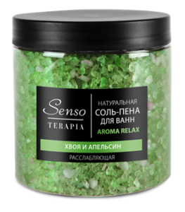 Соль для ванн Senso Terapia Aroma Relax Расслабляющая 560 г 4640030841677