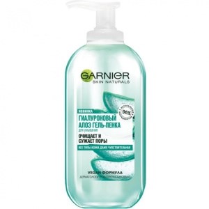 Гель-пенка для умывания Garnier Алоэ, 200мл 3600542562584