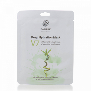 Маска для лица тканевая FABRIK  V7 экстрактом бамбука 30гр 4631154079718