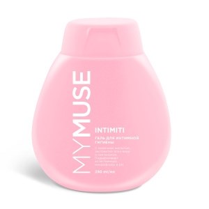 АКЦИЯ! MY MUSE Гель для интимной гигиены с мол. кислотой, алое,  пантенолом 250гр 4670113607654