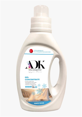 ADK Жидкий стиральный порошок  БЕЛОГО БЕЛЬЯ "Морозная свежесть" 1450мл*9шт ББ01682