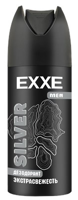 EXXE MEN мужской дезодорант аэрозоль SILVER, 150 мл (6 шт SRP) С0008358