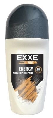EXXE MEN мужской дезодорант антиперспирант ENERGY, 50 мл (ролик) С0007246