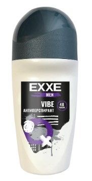 EXXE MEN мужской дезодорант антиперспирант VIBE, 50 мл (ролик) С0007377