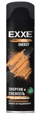 EXXE MEN гель для бритья Восстанавливающий ENERGY, 200 мл (6 шт) С0007505