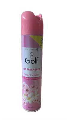GOLF Освежитель воздуха SPRING FLOWERS~ЦВЕТОЧНЫЙ САД 300мл*12шт ББ02009