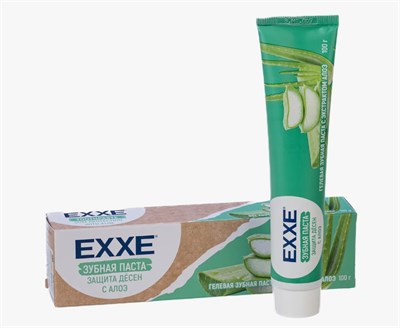 EXXE Зубная паста Защита дёсен с Алоэ, 100г (24/Р) С0007989